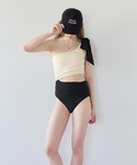 水着 ワンショルダーカットアウトワンピース/水...の詳細画像5