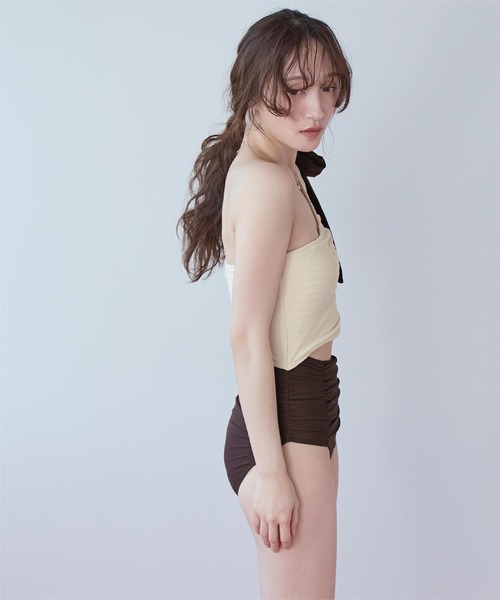 SEA DRESS（シードレス） 水着 ワンショルダーカットアウトワンピース