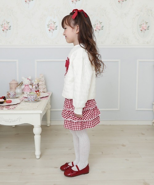 coeur a トレーナー ハートキルトトレーナー キッズ 子供服 女の子