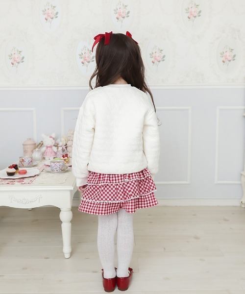 coeur a トレーナー ハートキルトトレーナー キッズ 子供服 女の子