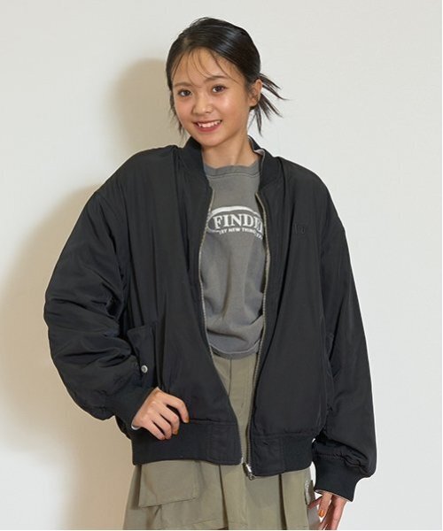 LOVETOXIC ブルゾン アウター ボアリバーシブルMA1 キッズ 子供服