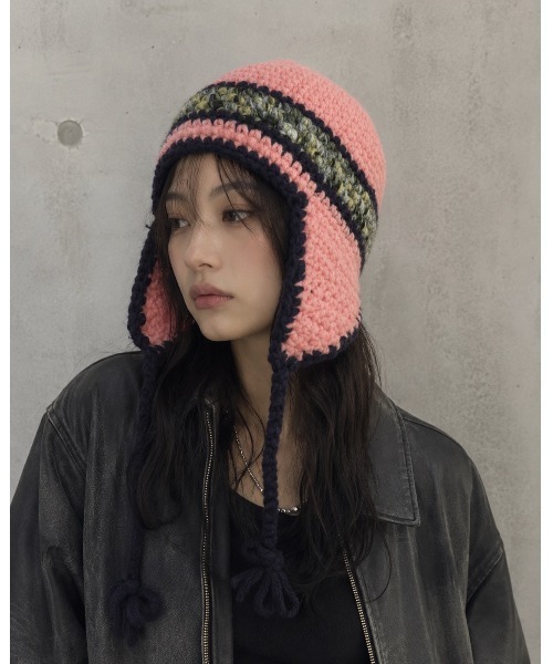 ニット帽 ニットキャップ レディース 「HIKA」ボヘミアンニットCAP