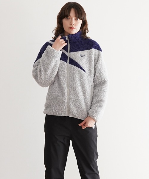 PR01. ブルゾン アウター Reebok ベクターフリースJK メンズ