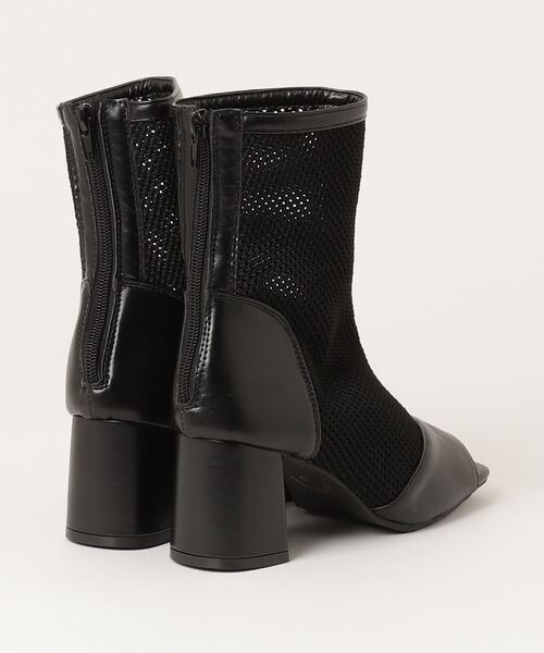 「LOVEHUNTER」 オープントゥブーツ M アイボリー レディース_画像2