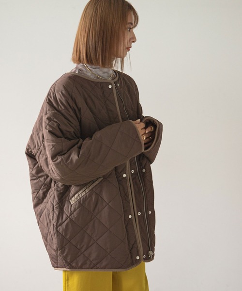 「rectangle」 コート FREE アイボリー レディース_画像2