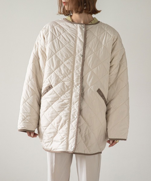 「rectangle」 コート FREE アイボリー レディース_画像4