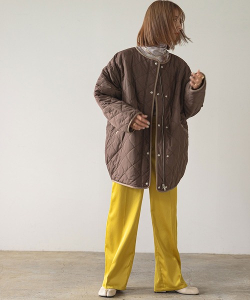 「rectangle」 コート FREE アイボリー レディース_画像8