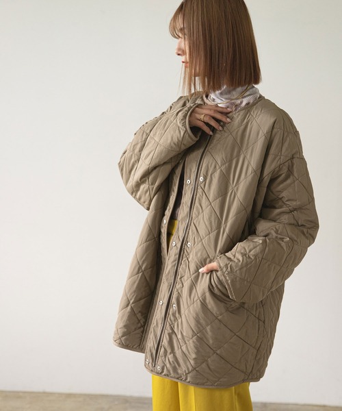 「rectangle」 コート FREE アイボリー レディース_画像9