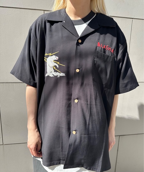 ブラウス シャツ HOUSTON / SOUVENIR SHIRT（ALASKA） / 41183 レディース メンズ