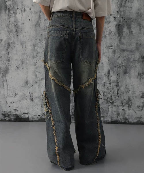 AURALLE デニムパンツ ARULE（アルール） ジーンズ デニム デニムパンツ A'GEM/9 × .kom