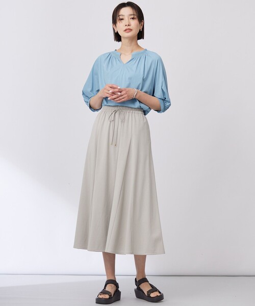 J.PRESS（J.プレス） スカート 「洗える」トリコットバイオ フレア