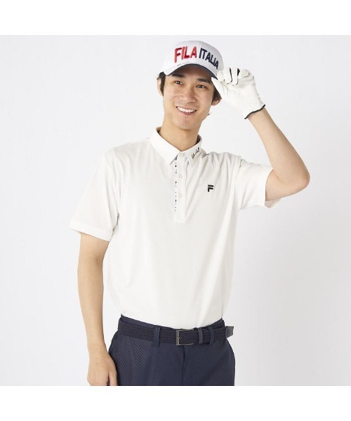 FILA GOLF ポロシャツ GOLF/フィラ ゴルフ ゴルフウェア ジャガード