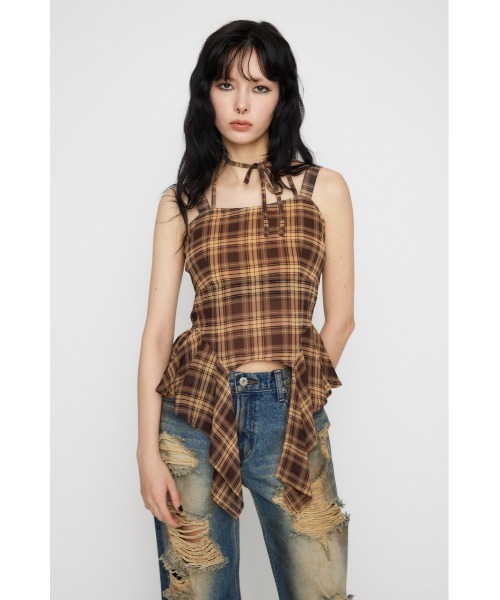 LAGUA GEM キャミトップス LAGUA GEM キャミソール HEM FLARE キャミトップス : ZOZOTOWN