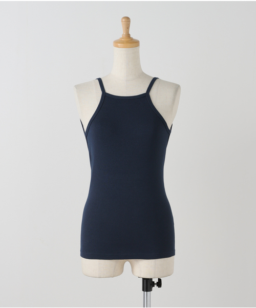 キャミソール 「babaco/ババコ」Cotton/Silk Open Back キャミソール / BA01-CR45