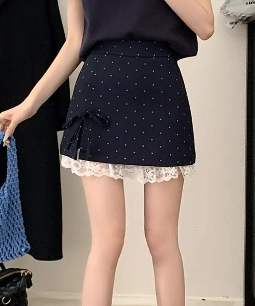新品　【PUTUMAYO プトマヨ】　ミニフレアスカート　フリル　リボン　レース PUTUMAYO フリルミニスカート / プトマヨ ゴシック＆ロリータ