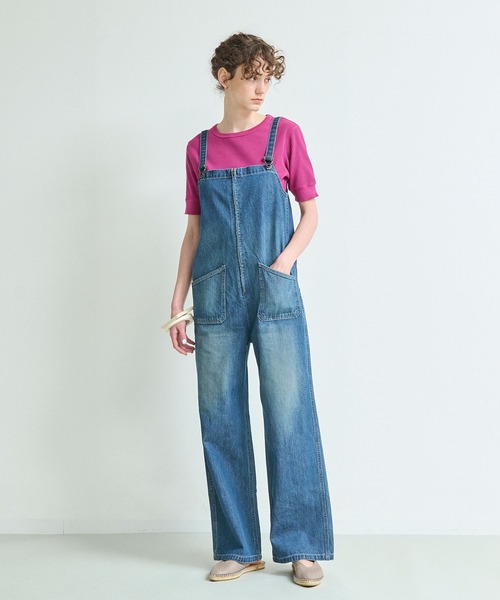Johnbull サロペット オーバーオール デニムチューブサロペット