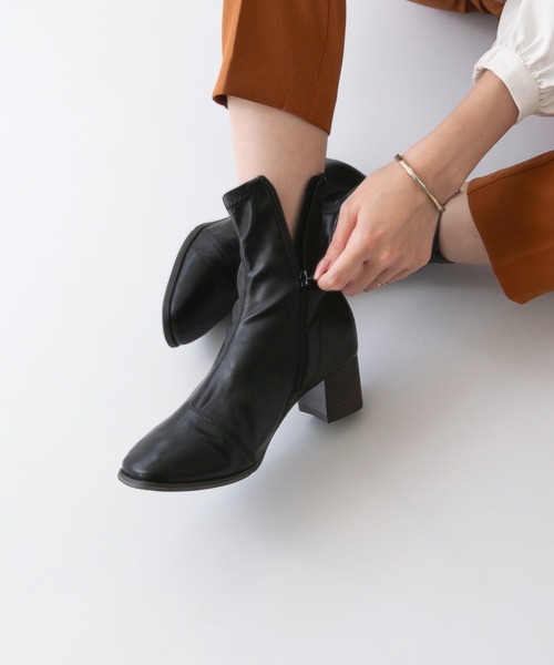 「menue」 ショートブーツ 3L ブラック レディース_画像3
