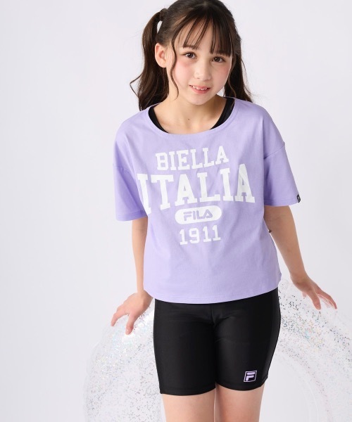FILA（フィラ） 水着 「FILA/フィラ」キッズ捲れ防止タンキニTシャツ
