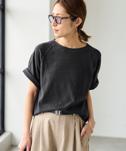 FRAMeWORK tシャツ 「追加」スラブ天竺ラグランTEE レディース