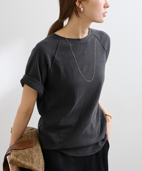 FRAMeWORK tシャツ 「追加」スラブ天竺ラグランTEE レディース