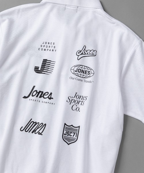 Jones × clubhaus コラボポロシャツ 25SS｜WAAC X JONES】WOMEN サマーニットポロシャツ ホワイト