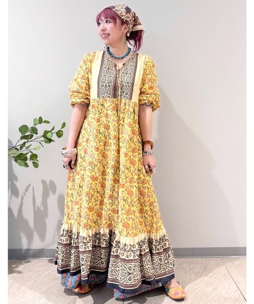 チャイハネ（CAYHANE） ワンピース 「チャイハネ」フレテミティアード