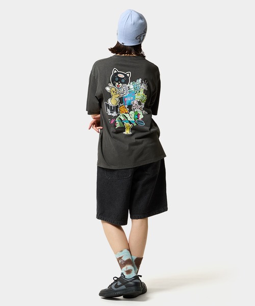PAF ♥ CORPORATION TEE /追跡付 HUF tシャツ STICKER TEE / Tシャツ 半袖 メンズ レディース