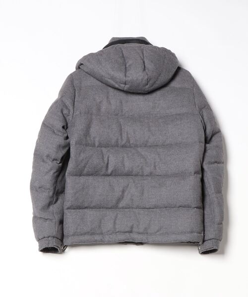 「SHIPS JET BLUE」 ダウンジャケット SMALL グレー メンズ_画像2