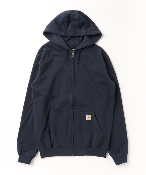 Carhartt ネイビージップアップパーカー 中古・古着通販】CarHartt (カーハート) ジップパーカー