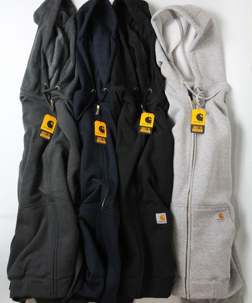 Carhartt ネイビージップアップパーカー 中古・古着通販】CarHartt (カーハート) ジップパーカー