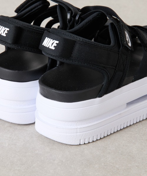 ナイキ アイコン クラシック サンダル ストラップ ブラック 厚底 NIKE サンダル / アイコン クラシック レディース : ZOZOTOWN