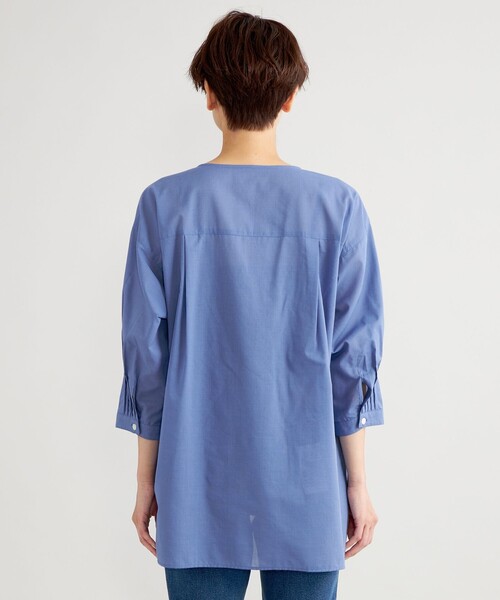 「EVEX by KRIZIA」 7分袖ブラウス 40 チャコールグレー レディース EVEX by KRIZIA 「EVEX KRIZIA」 7分袖ブラウス 40