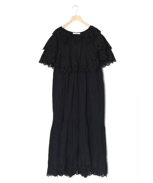 「LE'RURE」 半袖ワンピース MEDIUM オフホワイト classicalelf」 半袖ワンピース MEDIUM オフホワイト レディース