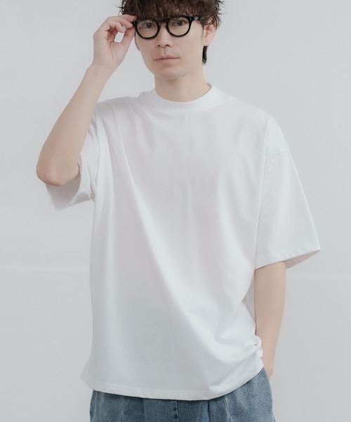 improves(インプローブス) tシャツ シルキータッチ モックネック improves(インプローブス) tシャツ シルキータッチ モックネック