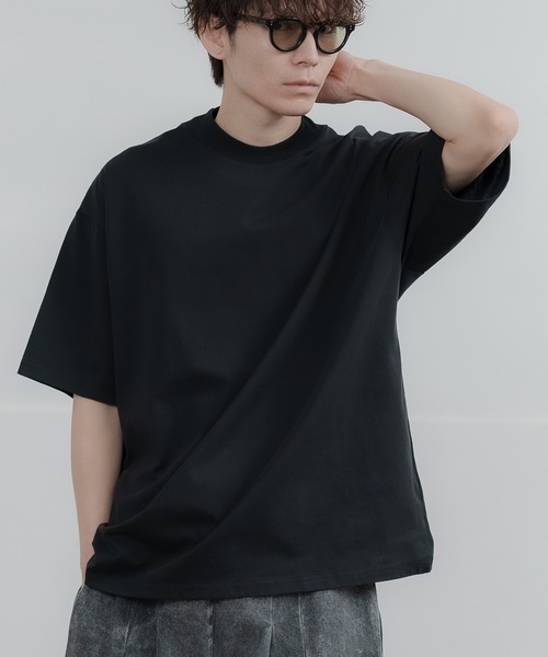 improves（インプローブス） tシャツ シルキータッチ モックネック