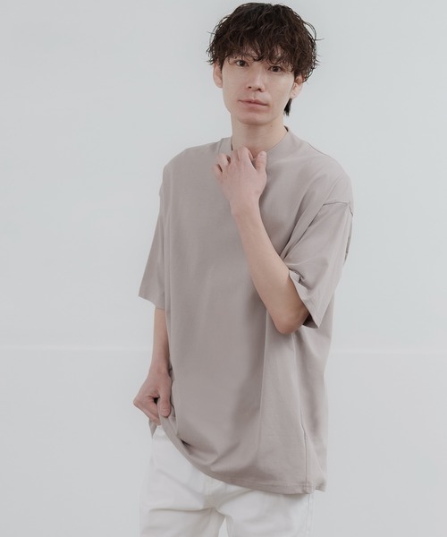 improves（インプローブス） tシャツ シルキータッチ モックネック