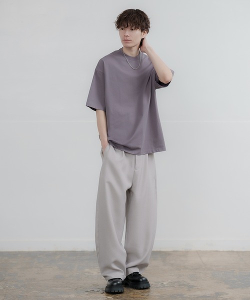 improves（インプローブス） tシャツ シルキータッチ モックネック