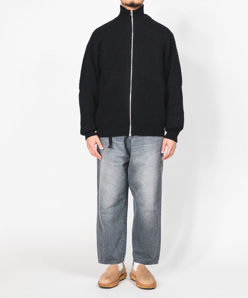 meanswhile（ミーンズワイル） セーター ニット Alpaca Drivers Knit