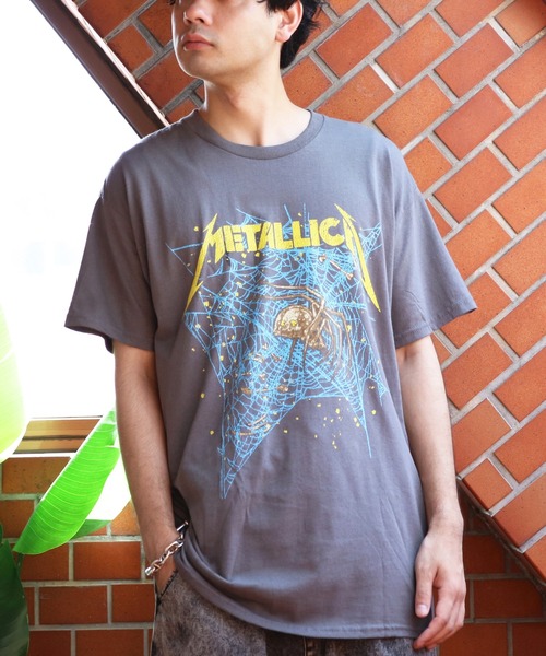 8 tシャツ メタリカ半袖Tシャツ スカル メンズ レディース : ZOZOTOWN