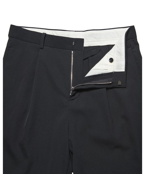 SOPHNET.（ソフネット） スラックス WASHER WOOL RELAX-FIT TUCK