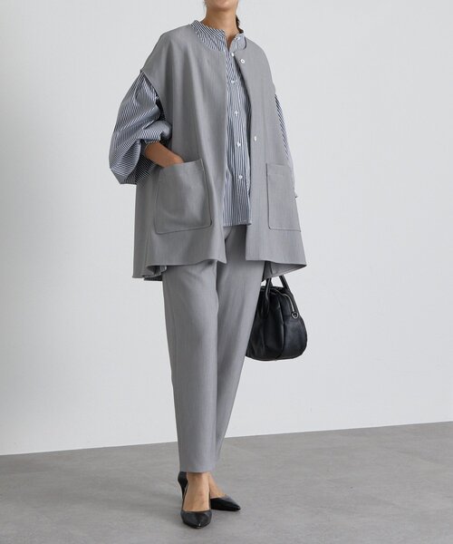 BEARDSLEY（ビアズリー） パンツ ダブルクロスウエストリブスリム