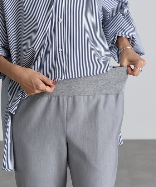 BEARDSLEY（ビアズリー） パンツ ダブルクロスウエストリブスリム