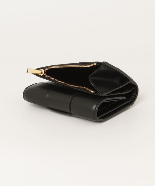 BOTTEGA VENETA ブラックレザー財布 BOTTEGA VENETA 「BOTTEGA VENETA」 財布 - ブラック レディース