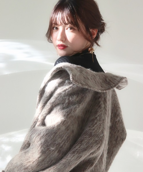 mellowneon（メロウネオン） コート FREE ブラウン レディース