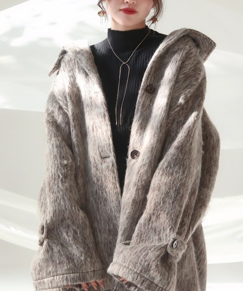 mellowneon（メロウネオン） コート FREE ブラウン レディース