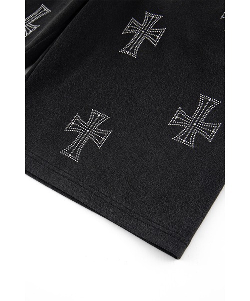 初期　unknown londonショートパンツ 楽天市場】UNKNOWN LONDON / Cross Rhinestone Shorts : VENTURER