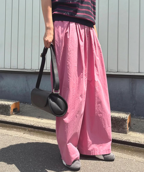 ジャーナルスタンダード　ギャザーボリュームカラーパンツ ギャザーボリュームカラーパンツ（その他パンツ）｜JOURNAL STANDARD