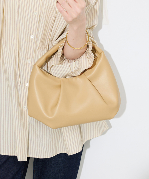 SLOBE IENA（スローブイエナ） ハンドバッグ SLOBE タックラウンド