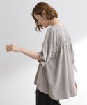 tシャツ 後ろ姿で魅せる バックドロストシャー...の詳細画像2