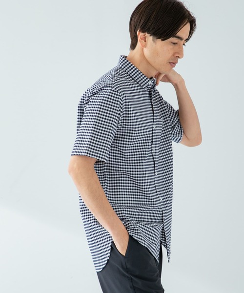 「URBAN RESEARCH ROSSO MEN」 半袖シャツ MEDIUM ホワイト メンズ_画像3